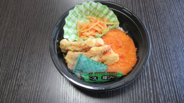 海苔弁丼（コロッケ・竹輪天・金平）